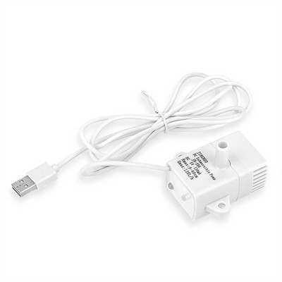 JN-206 Pompă de apă DC/USB 5V 120L/h Mini pompă submersibilă Rezervor de pește Fântână pentru animale de companie Băuturi Lumină LED fără perii Oprire automată
