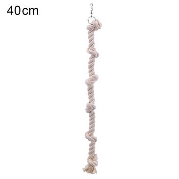 2021 Pet Bird Parrot Cotton Rope Knot Climbing Hanging Cage Decor Swing Chew Toy birds accessoires vogel speelgoed Parrot toys