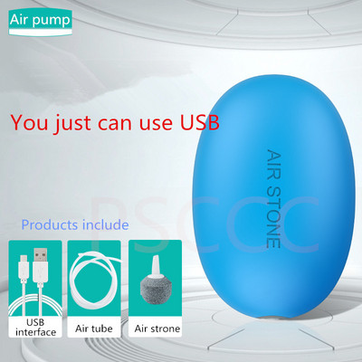 Tiha, tiha mini nano zračna pumpa sa zračnom cijevi i zračnim kamenom za spremnik vodenih biljaka za akvarijske ribe