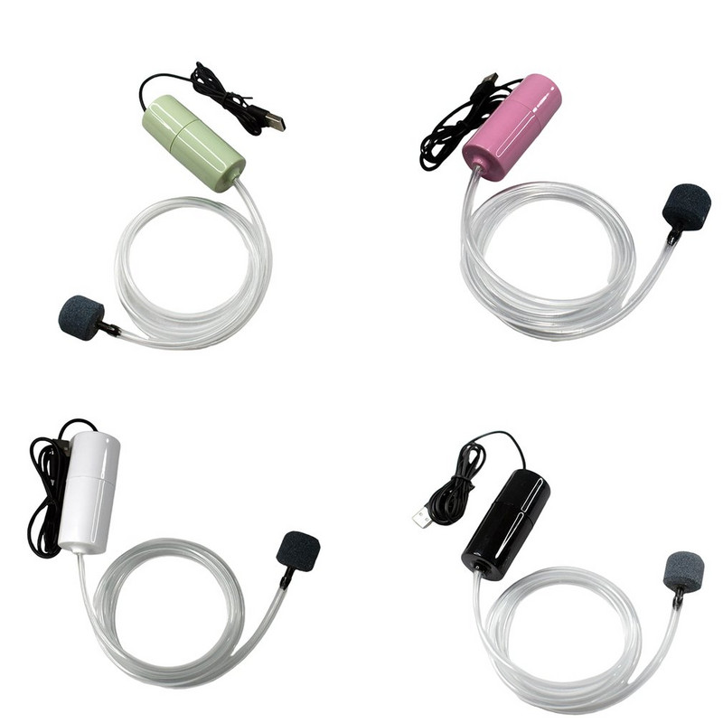 Akvaariumi akvaariumi USB hapnikuõhupumba vaigistamine energiasäästutarvikud Kaasaskantavad mini-veterraariumide tarvikud