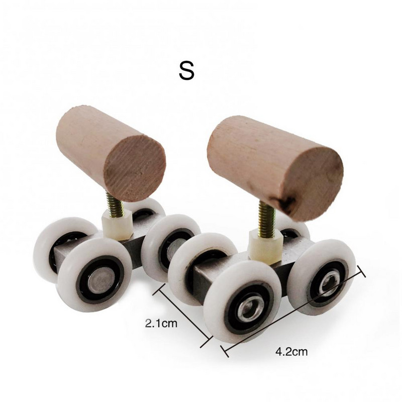 Mini jucărie patine cu rotile papagal cu două rânduri Materiale de antrenament pentru inteligența animalelor de companie