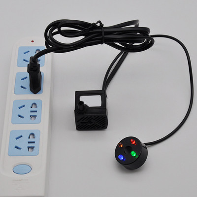 LBER 3W sukelveepumbad 4-LED-valguspumbaga akvaariumi purskkaevu kalatiigi paagi EU pistikuga