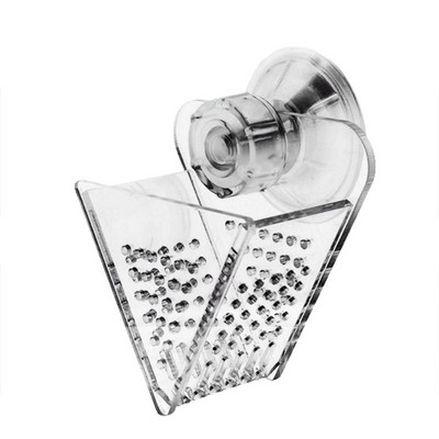 Accesorii pentru acvariu Cană de hrănire din acril cu ventuză Hrănitor de vierme roșu în formă de V Container pentru hrană pentru pești de acvariu