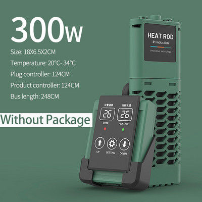 Kalakasvatuspump akvaariumi sukelkütteseade kalapaagi LCD-ekraan, reguleeritav veesoojendusvarda konstantne automaatne temperatuur