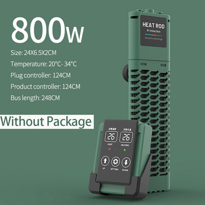 Kalakasvatuspump akvaariumi sukelkütteseade kalapaagi LCD-ekraan, reguleeritav veesoojendusvarda konstantne automaatne temperatuur