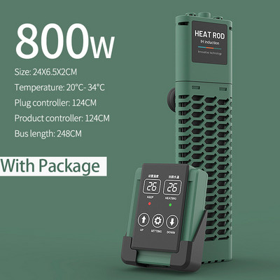 Kalakasvatuspump akvaariumi sukelkütteseade kalapaagi LCD-ekraan, reguleeritav veesoojendusvarda konstantne automaatne temperatuur