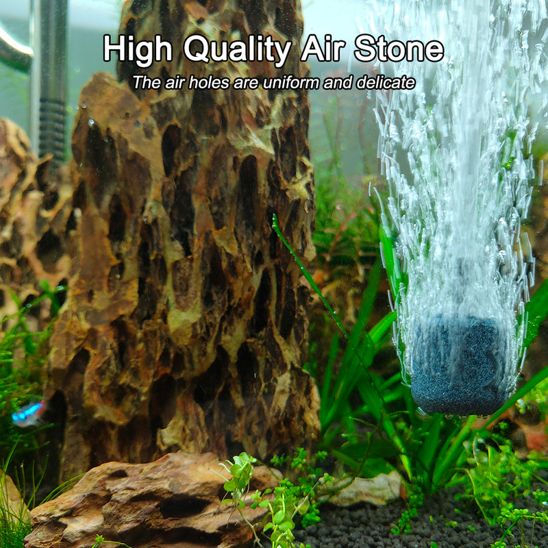 Pompă de aer pentru acvariu USB pentru rezervor de pește/creveți Mini compresor de aer ultra-silențios cu aerator de piatră de oxigen Accesorii pentru acvariu