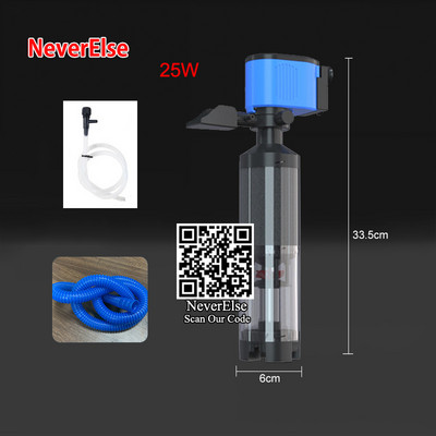 Akvaariumi filtripump multifunktsionaalne sukelfilter 5-ühes akvaariumi filter veepump 110 V 220 V õhu suurendamine Eemalda puhastusvahend