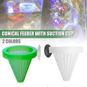 Hrănitor de vierme roșu pentru acvariu Hrănitori practice pentru pești, cană cu con de hrănire, creveți vii congelați, ventuză, accesorii pentru animale de companie acvatice