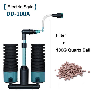 Električni filtar za akvarij za akvarijske ribice Zračna pumpa Skimer Biokemijski spužvasti filtar Biofilter za akvarij
