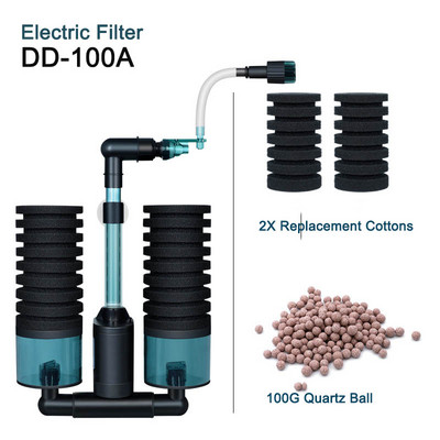 Električni filtar za akvarij za akvarijske ribice Zračna pumpa Skimer Biokemijski spužvasti filtar Biofilter za akvarij