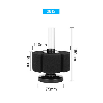 Električni filtar za akvarij za akvarijske ribice Zračna pumpa Skimer Biokemijski spužvasti filtar Biofilter za akvarij