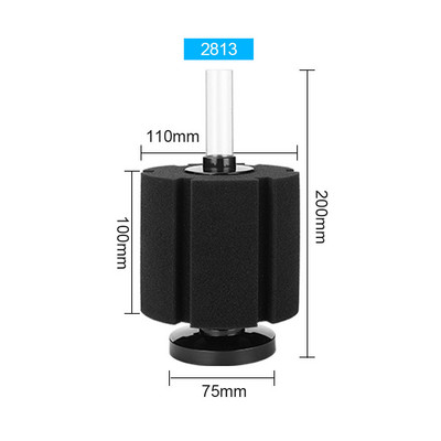 Električni filtar za akvarij za akvarijske ribice Zračna pumpa Skimer Biokemijski spužvasti filtar Biofilter za akvarij