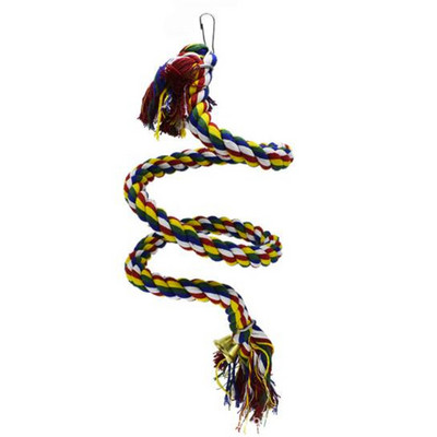 Papagoid Mänguasjad Linnukiiged Treening Ronimine Rippredelsild Puidust vikerkaar Lemmikloom Papagoi Ara Võrkkiik linnumänguasi kelladega