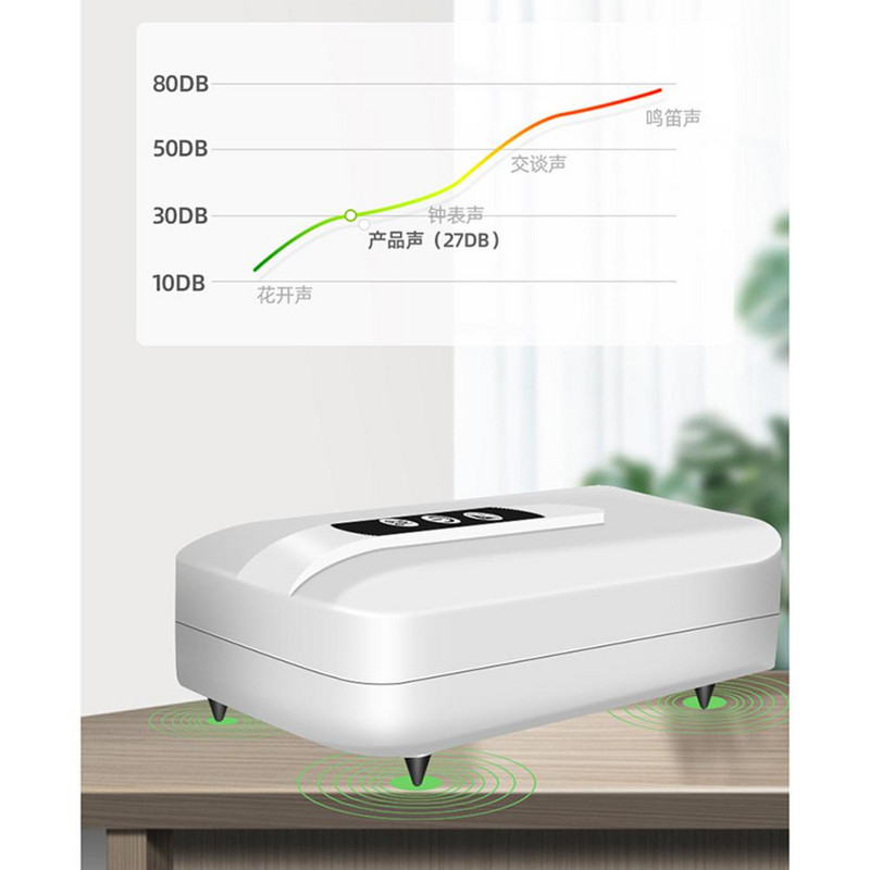 Pompă de oxigen portabilă, reîncărcabilă prin usb, compresor de aer ultra silențios, pentru acvariu, pescuit în aer liber