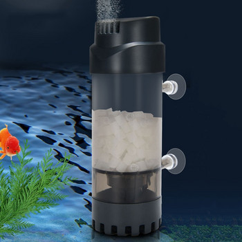 Вътрешен филтър за аквариум, потопяем захранващ филтър, вграден в резервоара биомедиен реактор, биохимична филтрация с гъба Y5GB