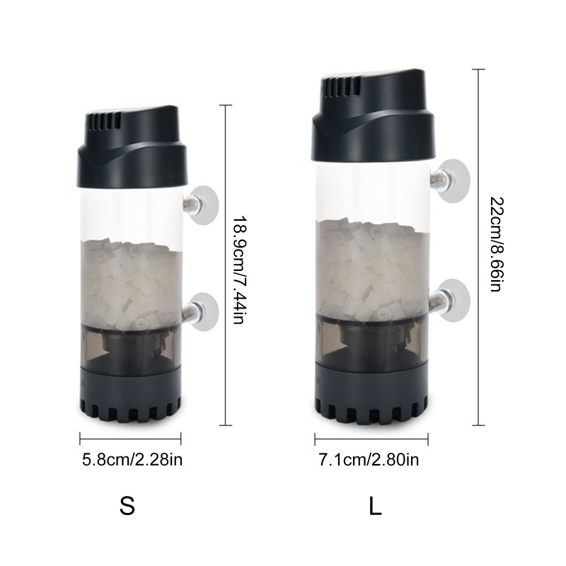 Filtru intern pentru acvariu Filtru submersibil de putere în rezervor Reactor bio-media Filtrare biochimică cu burete Y5GB