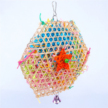 PipiFren Bird Toys Large for Parrot Conure Αξεσουάρ Πέρκα και Budgie Parakeet Παιχνίδι Προμήθειες Διακόσμηση κλουβιού Αφρικανικό γκρι