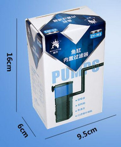 Τρία σε ένα φίλτρο ενυδρείου Αντλία αέρα καταρράκτη Mini Fish Tank Oxygenation Filter Pump Αξεσουάρ ενυδρείου