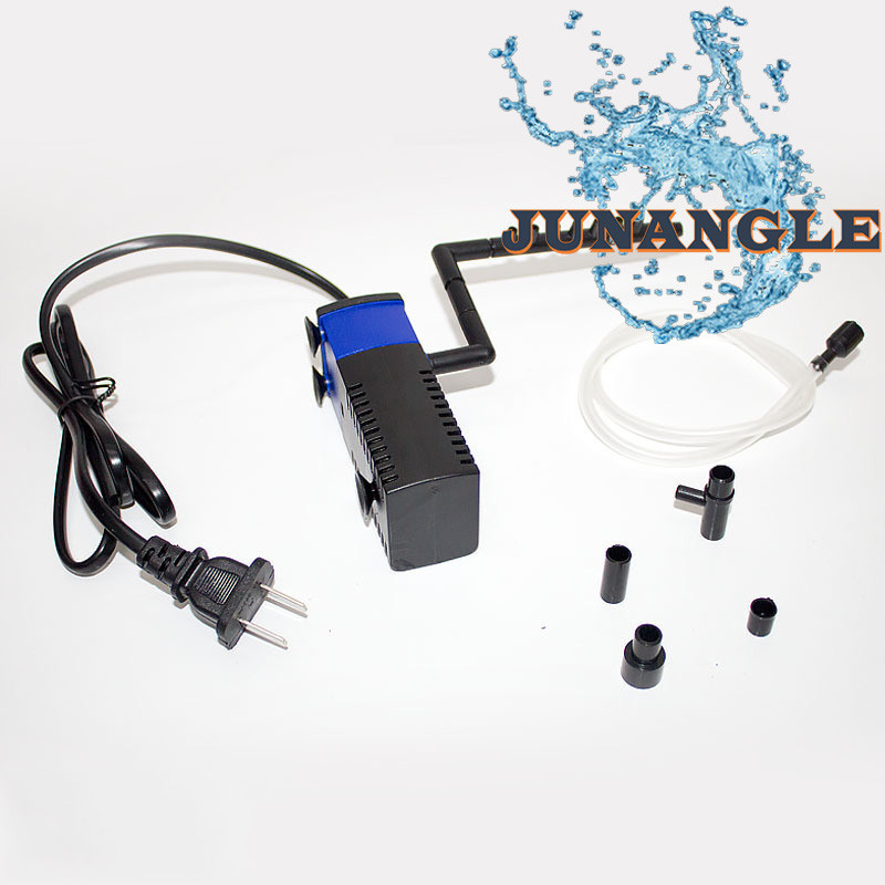 Τρία σε ένα φίλτρο ενυδρείου Αντλία αέρα καταρράκτη Mini Fish Tank Oxygenation Filter Pump Αξεσουάρ ενυδρείου
