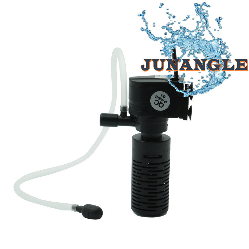 Τρία σε ένα φίλτρο ενυδρείου Αντλία αέρα καταρράκτη Mini Fish Tank Oxygenation Filter Pump Αξεσουάρ ενυδρείου