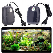 Kompakts zivju tvertnes skābekļa ģenerators maza izmēra akvārija gaisa sūknis daudzfunkcionāls universāls gaisa burbuļu aerators zivju tvertnes gaisa sūknis