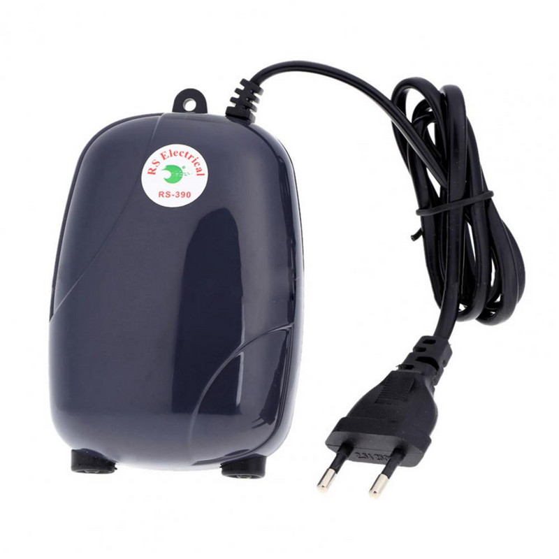 Kompakts zivju tvertnes skābekļa ģenerators maza izmēra akvārija gaisa sūknis daudzfunkcionāls universāls gaisa burbuļu aerators zivju tvertnes gaisa sūknis