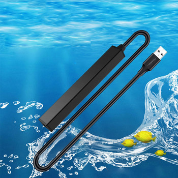 Мини нагревател за аквариум USB зареждане 5 W за 2,5 л малък аквариум Мини нагревател Спестяване на енергия Аксесоари за защита от прегряване