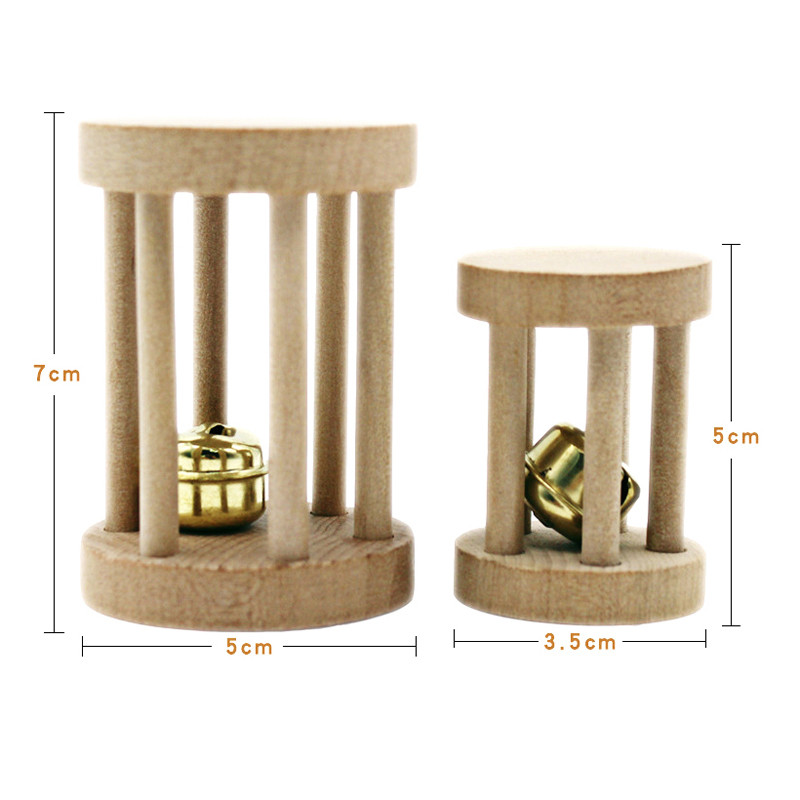 Puupapagoi kellukesega närimismänguasjad lindudele Papagoid lihvimismänguasi Hamster kõristi närimismänguasjad hamstrile