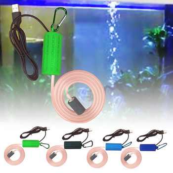 Φορητό USB Aquarium Fish Tank Oxygen Air Pump Mute Energy Saving Supplies Προμήθειες εξοικονόμησης ενέργειας Aquatic Terrarium 2