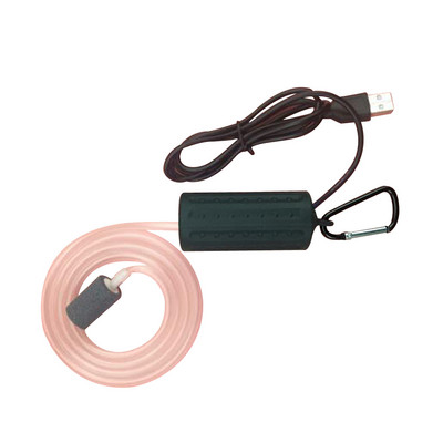 Rezervor de pește de acvariu portabil USB Pompă de aer de oxigen Mute Consumabile de economisire a energiei Consumabile de economisire a energiei Terariul acvatic 2