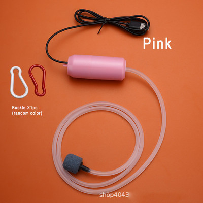Prijenosna mini USB pumpa za kisik za akvarij, perlator za akvarij, mali perlator, dodaci za akvarij DC5v, jedan zračni kamen