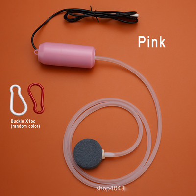 Prijenosna mini USB pumpa za kisik za akvarij, perlator za akvarij, mali perlator, dodaci za akvarij DC5v, jedan zračni kamen