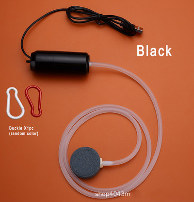 Prijenosna mini USB pumpa za kisik za akvarij, perlator za akvarij, mali perlator, dodaci za akvarij DC5v, jedan zračni kamen