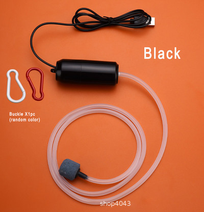 Prijenosna mini USB pumpa za kisik za akvarij, perlator za akvarij, mali perlator, dodaci za akvarij DC5v, jedan zračni kamen