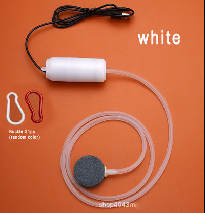 Prijenosna mini USB pumpa za kisik za akvarij, perlator za akvarij, mali perlator, dodaci za akvarij DC5v, jedan zračni kamen
