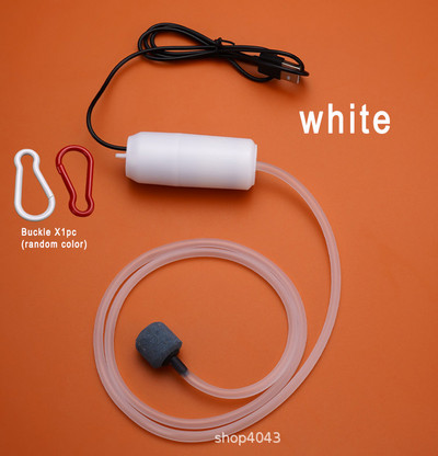 Prijenosna mini USB pumpa za kisik za akvarij, perlator za akvarij, mali perlator, dodaci za akvarij DC5v, jedan zračni kamen