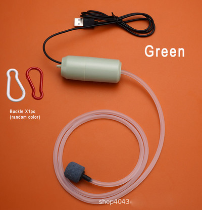 Prijenosna mini USB pumpa za kisik za akvarij, perlator za akvarij, mali perlator, dodaci za akvarij DC5v, jedan zračni kamen