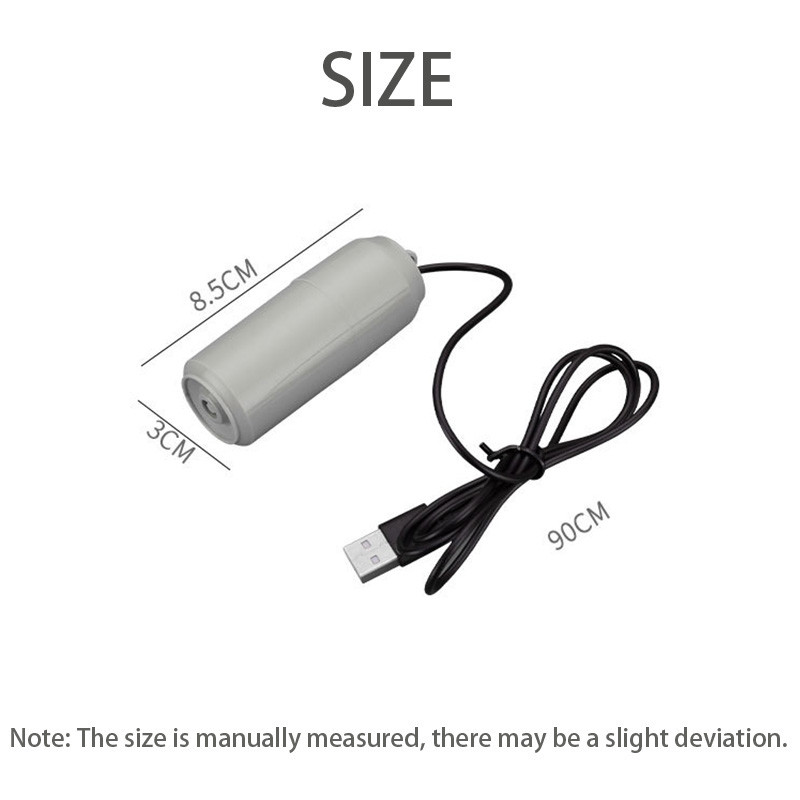 Prijenosna mini USB pumpa za kisik za akvarij, perlator za akvarij, mali perlator, dodaci za akvarij DC5v, jedan zračni kamen