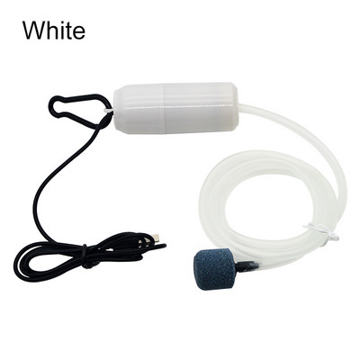 Pompă de aer pentru oxigen pentru acvariu Rezervor de pește USB Compresor de aer silențios Aerator portabil Mini oxigen mic Accesorii pentru acvariu 5v 1W