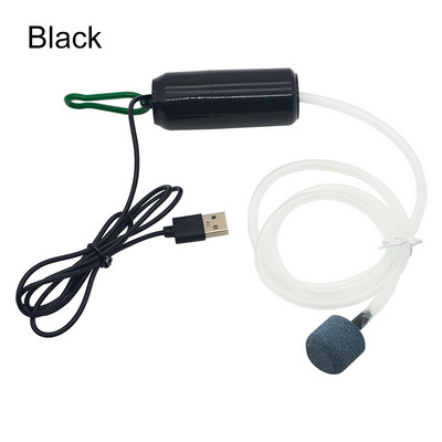 Pompă de aer pentru oxigen pentru acvariu Rezervor de pește USB Compresor de aer silențios Aerator portabil Mini oxigen mic Accesorii pentru acvariu 5v 1W