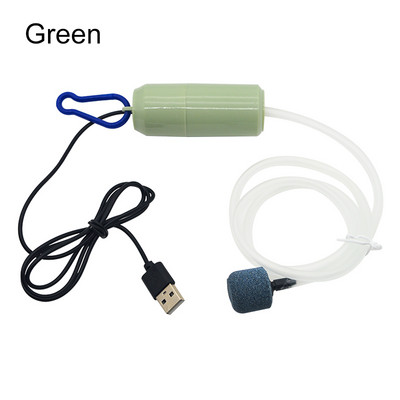 Pompă de aer pentru oxigen pentru acvariu Rezervor de pește USB Compresor de aer silențios Aerator portabil Mini oxigen mic Accesorii pentru acvariu 5v 1W