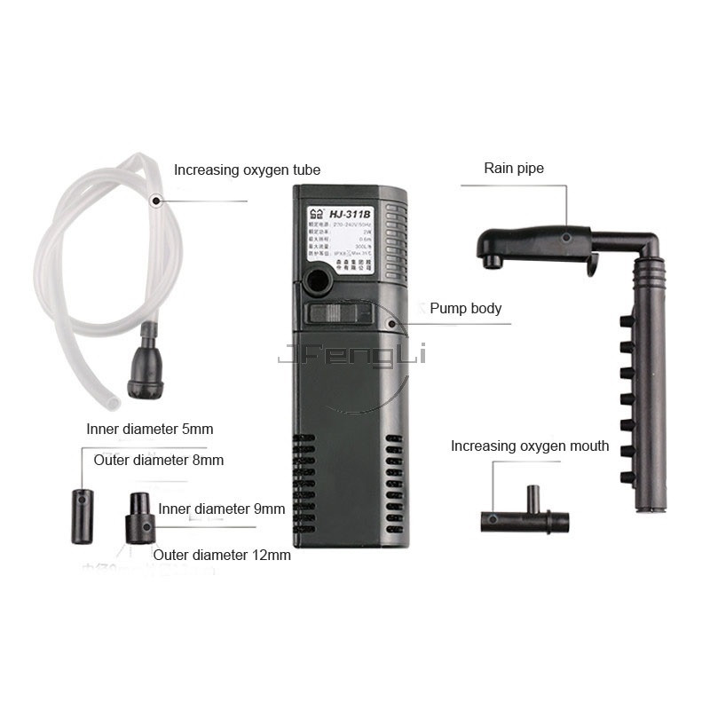 SUNSUN Filtru Intern Mini HJ111B HJ311 Pompă de apă submersibilă cu oxigen pentru cascadă pentru pește broasca țestoasă plante rezervor accesorii acvariu