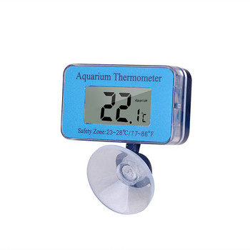Θερμόμετρο ενυδρείου LCD Ψηφιακό αδιάβροχο θερμοκρασία νερού δεξαμενής ψαριών με βεντούζα για ψάρια όπως Betta