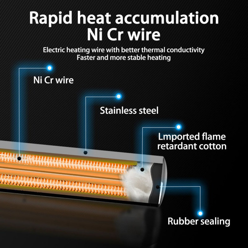 Jaunākais 50 W/100 W/200 W/300 W/500 W nerūsējošā tērauda regulējams akvārija sildītājs, iegremdējams termostats, 220–240 V zivju tvertne