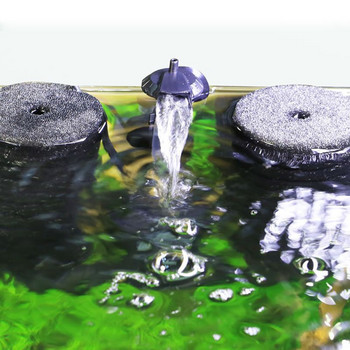 Q1JA Потопяема филтърна помпа за аквариум Двойна биохимична въздушна помпа за аквариум с гъба