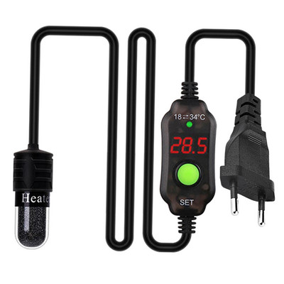 Akvaariumi kalapaagi küttekeha temperatuurikontrolleri sukeltermostaadi küttekeha digitaalne LED kilpkonnapaagi soojendusvarras