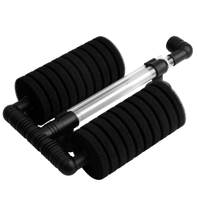 Nicrew Fish Tank Zračna pumpa Skimmer Pribor za filtar za akvarijske ribe Praktični akvarijski biokemijski spužvasti filtar Proizvodi za kućne ljubimce