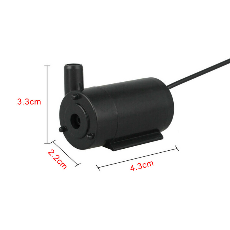 Mini pumpa za vodu Mute Potopni USB 5V 1M Kabel Niska buka Vrtna kućna fontana Alat Diy Kit Dodaci za akvarijske ribice