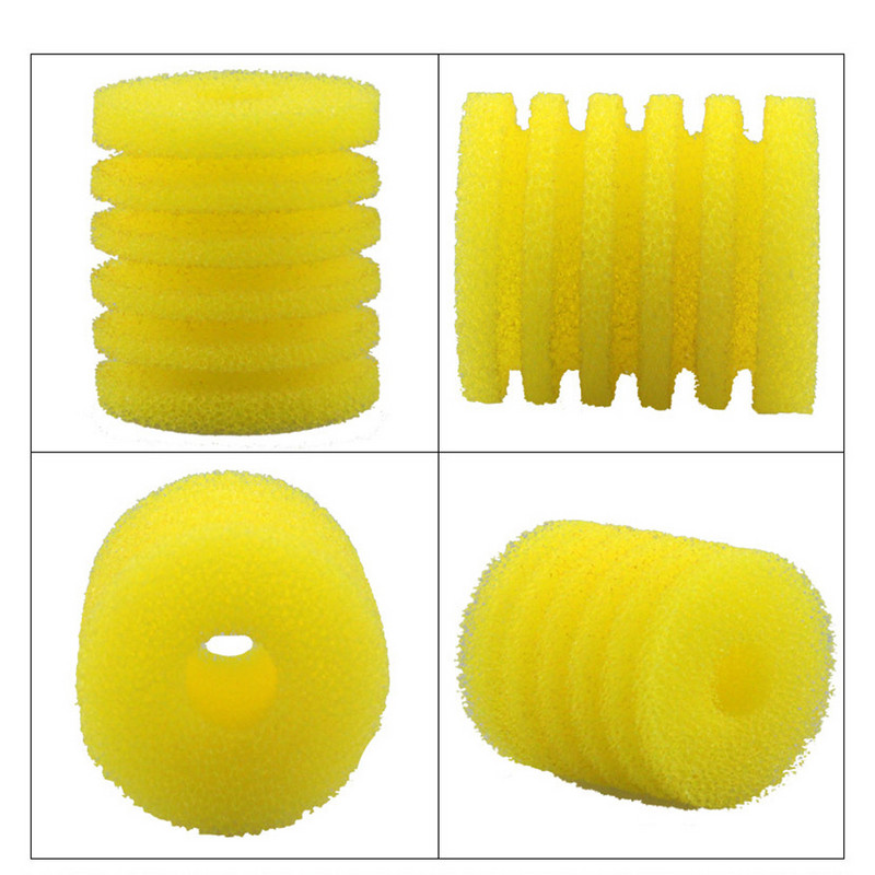 Σφουγγάρι φίλτρου ενυδρείου για αντλία αέρα Κίτρινο χρώμα Δεξαμενή ψαριών Εσωτερικό σφουγγάρι φίλτρου για αντλία φίλτρου αντλία νερού λίμνη ράβδου ενυδρείου